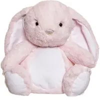Teddykompaniet Glow In The Dark Rabbit - Pink - 25 cm