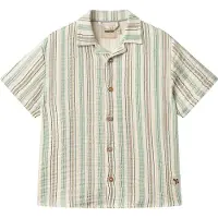 Wheat Shirt S/S Anker - Multi/patterned - 128