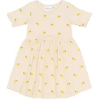 The New Tnstsmilla S_S Rib Dress - Yellow - 98