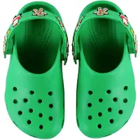 Crocs Sandaalit Valolla - Holiday CGT - Ruoho Green - - 37/38 - LED-kengät