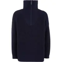 Emporio Armani Pusero M. Vetoketju - Neulottu - Laivastonsininen - - 10 v (140) - Puserot