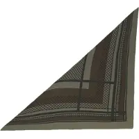 Lala Berlin Huivi - 180x80 - Triangle Double Heritage - Leaf - - OneSize - Huivit