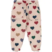 Konges Sløjd Lämpöhousut M. Fleecet - Frill - Bon Coeur Coloré - - 1 v (80) - Lämpöhousut