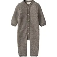 Wheat Talvihaalari - Villafleece - Levi - Brown Meleerattu - - 1 v (80) - Talvihaalarit