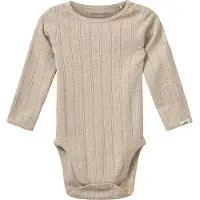Sofie Schnoor Body p/h - DicteSB - Beige M. Pointelle - - 1½ v (86) - Bodyt P/H