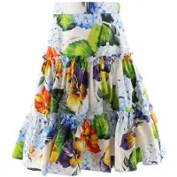 Dolce&Gabbana Hame - Renessanssi - Valkoinen/Monivärinen, Blo - - 8 v (128) - Hameet