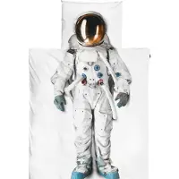 Snurk Vuodevaatteet - Aikuinen - Astronaut - - OneSize - Vuodevaatteet - Aikuiset