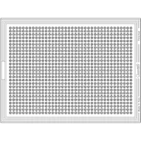 Quercetti Levyt Stift mosaiikki - 5 kpl. - Valkoinen - 12445 - - OneSize - Helmilevyt