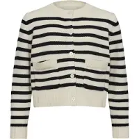 Sofie Schnoor Neuletakki - Neulottu - Off White M. Raidat - - 12 v (152) - Neuletakit