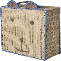 Rice Matkalaukku - 40x34 cm - Luonnollinen/Sininen M. Karhu - - OneSize - Matkalaukut