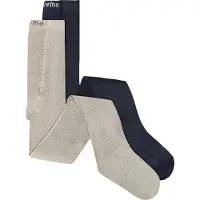 Minymo Stocking Thin Viscose (2-Pack) - Grey - 92\98