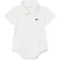 Lacoste Body l/h - Pique - Valkoinen M. Logo - - 12 kuukautta - Bodyt L/H