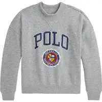 Ralph Lauren Collegepaita - Harmaa melange M. Tulosta - - 7 v (122) - Collegepaidat