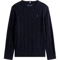 Tommy Hilfiger Pusero - Neulottu - Dark Yö Laivastonsininen - - 8 v (128) - Puserot