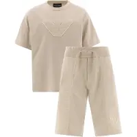 Emporio Armani Shortsit/T-paita - Hopea Vyötärönauha - - 7 v (122) - Shortsisetit
