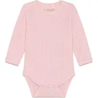 Fixoni Body Ls Melange Rib - Pink - 86
