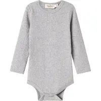 MarMar COPENHAGEN Plain Body Ls - Grey - 86