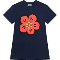Kenzo Mekko - Laivastonsininen/Punainen M. Kukka - - 6 v (116) - Mekot