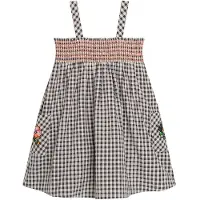 Kenzo Mekko - Kerma/Harmaa ruutu M. Kukka - - 6 v (116) - Mekot