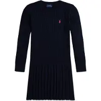 Ralph Lauren Mekko - Neulottu - Laivastonsininen - - 7 v (122) - Mekot