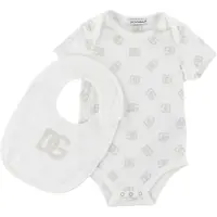 Dolce&Gabbana Lahjapaketti - Kuolalappu/Body l/h - Logo Beige - - 3-6 kuukautta - Bodyt L/H