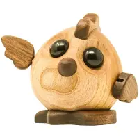 FableWood - Puufiguuri Lanamamma Henny 9 cm Saarni/Pähkinä