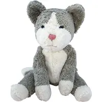 Senger Naturwelt Pehmolelu - Pieni - Kissa - 30 cm - Harmaa - - OneSize - Pehmolelut