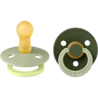 BIBS Studio Colour Fusion Tutti 2-pack Koko 2, Sage Hunter Green Mix