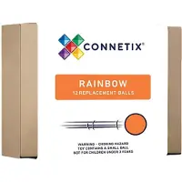 Connetix Rainbow Ball Pack 12 Pieces - Multi/patterned - ONE SIZE