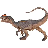 Papo Lelu - - Dilophosaurus - Harmaa - Yhteinen - Dinosaurukset ja esihistoria kokoelma
