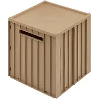 Liewood Elijah Storage Box W. Lid - Beige - ONE SIZE