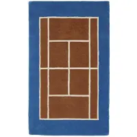 OYOY MINI Tennis Rug - Blue - 150X88CM