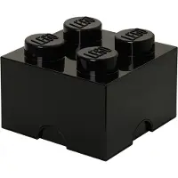 LEGO säilytyslaatikko (4-nastainen, musta)