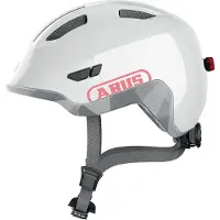 ABUS Smiley 3.0 Pyöräilykypärä LED, Valkoinen, 50-55