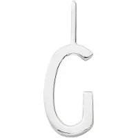 Design Letters 10Mm 925 Sterling Silver A-Z - Silver - 10 MM