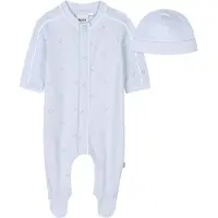 BOSS Lahjapaketti - Pyjamahaalari/Pipo - Vaaleansininen M. Logot - - 6 kuukautta - Pyjamahaalari