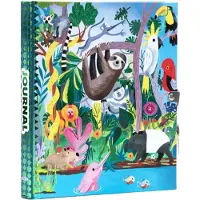 Eeboo Diary With Lock - Rainforest - Multi/patterned - ONE SIZE