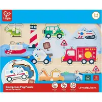 Hape Nuppipalapeli Pelastusautot 10