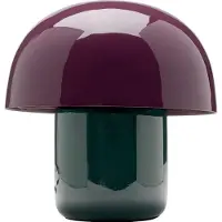 Kare Design-pöytävalaisin Mushroom, Lila/vaaleanpunainen, Olohuone/ruokailutila, Metalli, Design
