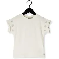Daily7 T-Shirt Embroidery Sleeve - White - 104
