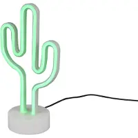 TRIO Cactus LED pöytävalaisin 29cm 1,5W valkoinen