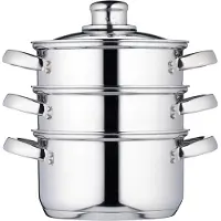 Kitchencraft Three Tier Höyrykeitin 16 cm, 3 kerrosta