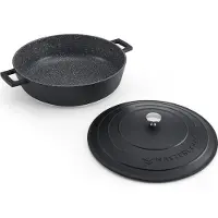Master Class - Cast Aluminium Matala pata 5 L Musta