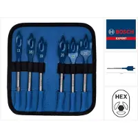 Bosch Lattaporasarja Expert Self Cut Speed 13/16/19/20/22/25 mm, 6 kpl