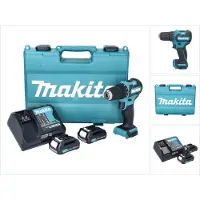 Makita Pora/ruuvinväännin DF332DSAE; 12 V; 2x2,0 Ah akku