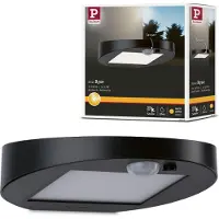 Paulmann LED-aurinkokäyttöinen ulko Ryse, antrasiitti Ryse, Alumiini/harmaa/sinkki, Synteettinen materiaali, Moderni, aurinkokennovalaisin