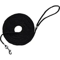 Nobby Tracking Leash Round Black 15 m*5 mm