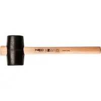 GRUPA TOPEX Kumivasara 65 mm/425 g, hikkorikahva