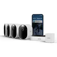 Arlo Pro 6 turvakamera (4 kpl, valkoinen)
