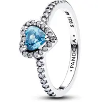 Pandora Timeless Elevated Light Blue Heart sormus 198421C10-56